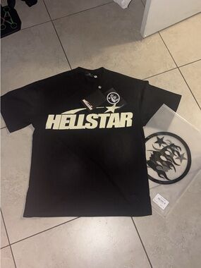 Hellstar Men's Short Sleeve Logo Tee - Black